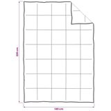  Set deka 2 kom. 140 x 220 cm 250 gsm Prirodni kapok Bež - 140 x 220 cm 50 x 75 cm | shoptok.hr