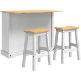  Set kuhinjskog otoka Corona 3 pcs Bijela i vosak od meda Cijene