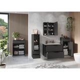Germania Antracitno sivi zidni ormarić s umivaonikom u mat dekoru 81x61 cm Crandon – | shoptok.hr