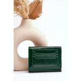 Kesi Women's wallet made of dark green Joanela eco-leather