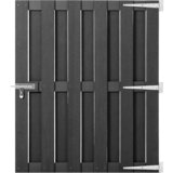  Vrtna vrata WPC 100x112 cm siva | Shoptok.si