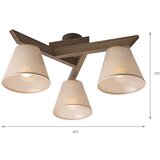  Brilagi - LED plafonski luster ANTHONY 3xE14/40W/230V hrast orah/bež | Eponuda.com