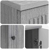  Stol Siva Sonoma Konstruirano drvo 142 5 x 50 x 75 cm - Sivi hrast sonoma | shoptok.hr