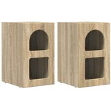  Noćni ormarić 2 pcs Sonoma hrast 29,5 x 33,5 x 50 cm | shoptok.hr