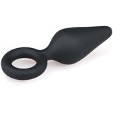 EasyToys - Anal Collection Črn analni čep z obročkom - majhen | Shoptok.si