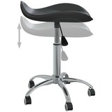  Salonski stolac od umjetne kože crni | shoptok.hr
