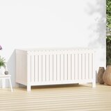  Vrtna kutija za pohranu bijela 121x55x64 cm od masivne borovine | shoptok.hr