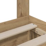  Bed Frame with Storage and Headboard Artisan Oak 160 x 200 cm | shoptok.hr