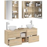  Set ormarića za kupaonicu 5 kom. Hrast sonoma Konstruirano drvo | shoptok.hr