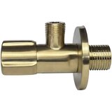 REA Bath Kotnični ventil 02 1/2" x 3/8" Brush Gold | Shoptok.si