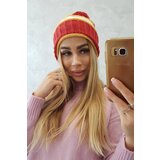 Kesi Women's cap Kinga K297 foxy + mustard + ecru Cene