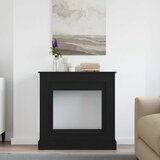  Okvir kamina crni hrast 90x30x90 cm izrađeno drvo | shoptok.hr