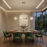 Brilagi Luster na sajli STELLA 4xE27/60W/230V bež/zlatna | Eponuda.com