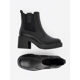Sergio Leone Elegant black ankle boots with elastic insert by | ePonuda.com