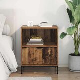 vidaXL Noćni ormarić Staro drvo 49 x 36 x 61 cm Konstruirano drvo | shoptok.hr