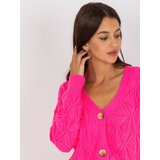 RUE PARIS Sweater-LC-SW-8035.06X-fluo pink | Shoptok.si
