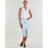 PepeJeans Krila MIDI SKIRT HW NIKITA Modra | Shoptok.si