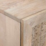 Highboard Bijelo 60 x 33 x 100 cm masivno drvo manga | shoptok.hr