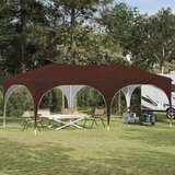  Rastezljivi šator za svadbe - šator za zabave Smeđa 575 x 288 x 245 cm | shoptok.hr