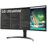 LG 35WN75CP-B 35" VA zakrivljeni LED monitor, UltraWide QHD, DisplayPort, 100 Hz, FreeSync, Vesa, fekete 35WN75CP-B.AEU | shoptok.hr