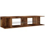 TV ormarić LED boja drva 135x39x30 cm konstruirano drvo | shoptok.hr