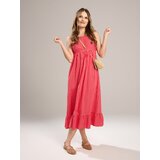 Sinsay Pamukna midi haljina s naramenicama i prugama | shoptok.hr