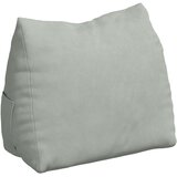 vidaXL Poglavni vzglavnik Svetlo siva 45 x 20 x 35 cm Žametna tkanina | Shoptok.si