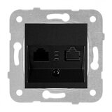 Panasonic KPC kompj. 1M priklj. WKTT0405-2BL EU4 CAT6, crna, Karre Plus | Eponuda.com