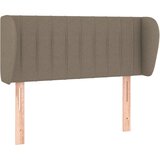 vidaXL Vzglavje z ušesi taupe 93x23x78/88 cm blago, (20932268) Cene