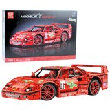  Auto na sastavljanje u omjeru 1:10 - 2688 elemenata - crveni | Shoptok.si