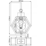 Quintiesse QN-HEATH-S-MB - Spoljna zidna svetiljka HEATH M 1xE27/60W/230V IP44 crna | Eponuda.com