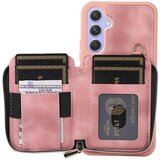 INORCO Za Samsung Galaxy A34 5G torbica za telefon s stojalom na zadrgo, usnjena torbica za telefon TPU s trakovi, (22033303) | Shoptok.si