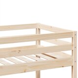 Krevet na kat 75 x 190 cm od masivne borovine | shoptok.hr