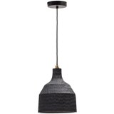 Kave Home Crna viseća svjetiljka s drvenim sjenilom ø 21 cm Amire – | shoptok.hr