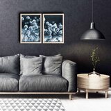 WALLXPERT 2PKCT-008 Višenamenska Dekorativna Slika u Ramovima (2 Komada) | Eponuda.com