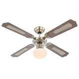 VOLTOMAT Stropni ventilator Panama (Medeninasta, Rjava, 106,6 cm, 60 W) productname.garantie.plussign BAUHAUS garancija 5 let | Shoptok.si