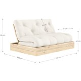 Karup Design Svetlo rjava raztegljiva sedežna garnitura 145 cm Flip – | Shoptok.si