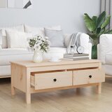  Stolić za kavu 100 x 50 x 40 cm od masivne borovine | shoptok.hr