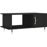 Maison Chic Klubska mizica - kavna mizica - Nizka mizica črna 90x50x40 inženirski les, (21755055) | Shoptok.si