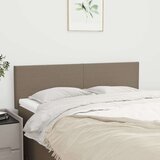  Posteljno vzglavje 2 kosa taupe 72x5x78/88 cm blago, (20932283) Cene