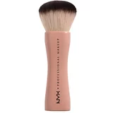 NYX Professional Makeup čopič za nanos bronzerja - Buttermelt Bronzer Brush