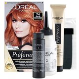 L´Oréal Paris préférence Féria barva za lase za barvane lase za vse vrste las 60 ml odtenek 74 Mango | Shoptok.si