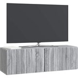 TV ormar za zid 98 x 31 x 30 cm Siva Sonoma Konstruirano drvo | shoptok.hr