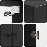  Set ormara 2 kom. Crna Konstruirano drvo 69 x 34,5 x 90 cm | shoptok.hr