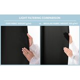 Restilo zasłona CARLI kolor czarny gładki styl klasyczny troczki 25x1,5cm materiał oxford 140x250 | shoptok.hr