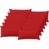  Presvlaka za jastuk 12 pcs HOUTEN Crvena 40 x 80 cm Umjetni lan | shoptok.hr