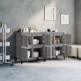  Komode 2 kom boja hrasta 60 x 35 x 70 cm od konstruiranog drva Slike