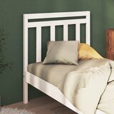 Maison Chic posteljno vzglavje - vzglavna omarica - nočna omarica belo 95x4x100 cm trdna borovina, (21706125) | Shoptok.si