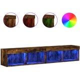  TV ormarići s LED svjetlima 2 kom boja hrasta 80x30x30 cm | shoptok.hr