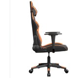  Masažni gaming stol črno in oranžno umetno usnje | Shoptok.si